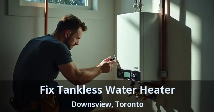 Fix Tankless Water Heater Downsview, Toronto - ON